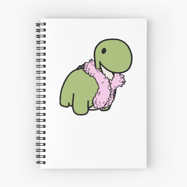 Item preview, Dinosaur in a Feather Boa designed and sold by beckahbrooks.