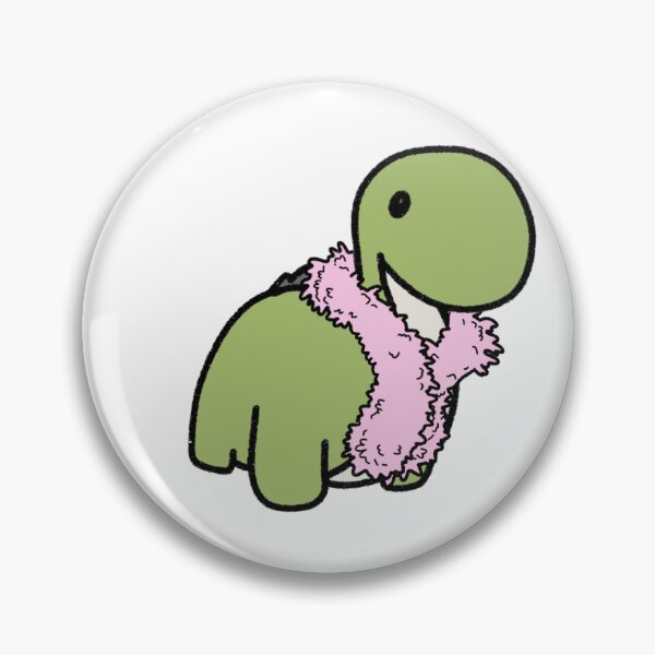 Item preview, Dinosaur in a Feather Boa designed and sold by beckahbrooks.