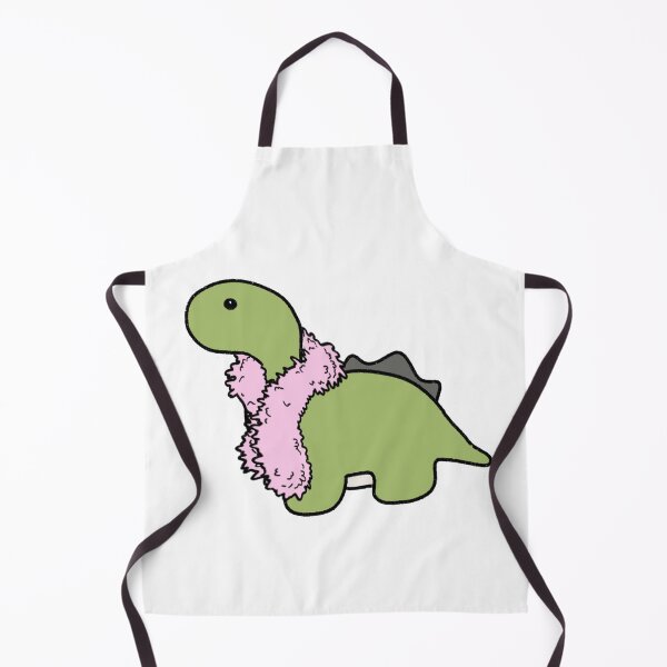 Item preview, Dinosaur in a Feather Boa designed and sold by beckahbrooks.