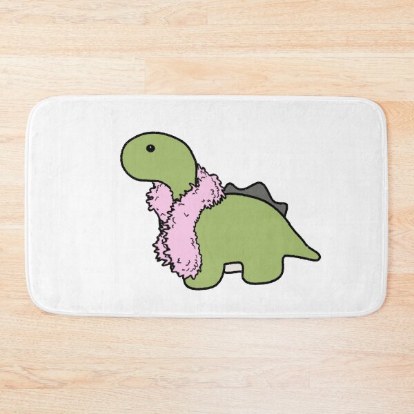 Item preview, Dinosaur in a Feather Boa designed and sold by beckahbrooks.
