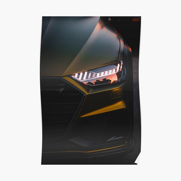 Audi RS7 Banner Vinyl Decor Sign Poster Gift Him Many Sizes Race Racing Car 
