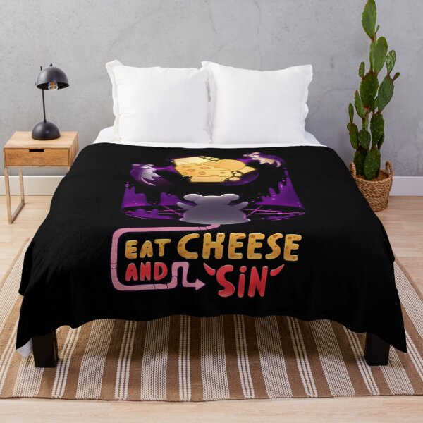 Item preview, Eat cheese and Sin, Cute Cultist Mouse and secret society designed and sold by Mossysplashart.