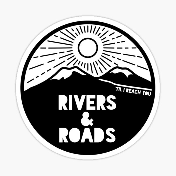 Rivers and Roads Sticker