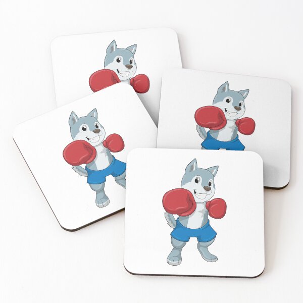 Item preview, Dog as Boxer with Boxing gloves designed and sold by Snabdesign84.