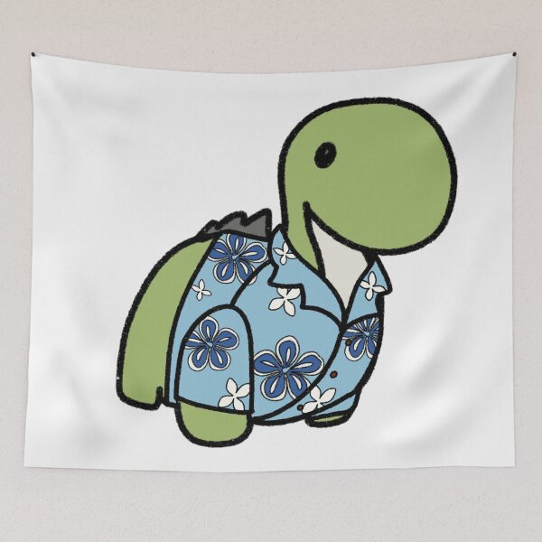 Item preview, Dinosaur in a Hawaiian Shirt designed and sold by beckahbrooks.