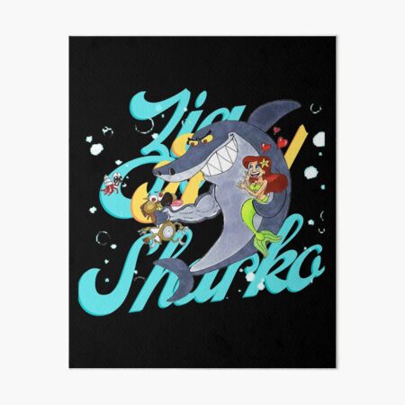 Zig And Sharko Art Board Prints for Sale