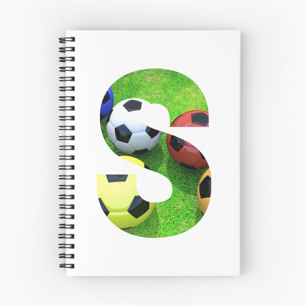 Item preview, Soccer Balls Monogram Alphabet Letter S designed and sold by silviaol.