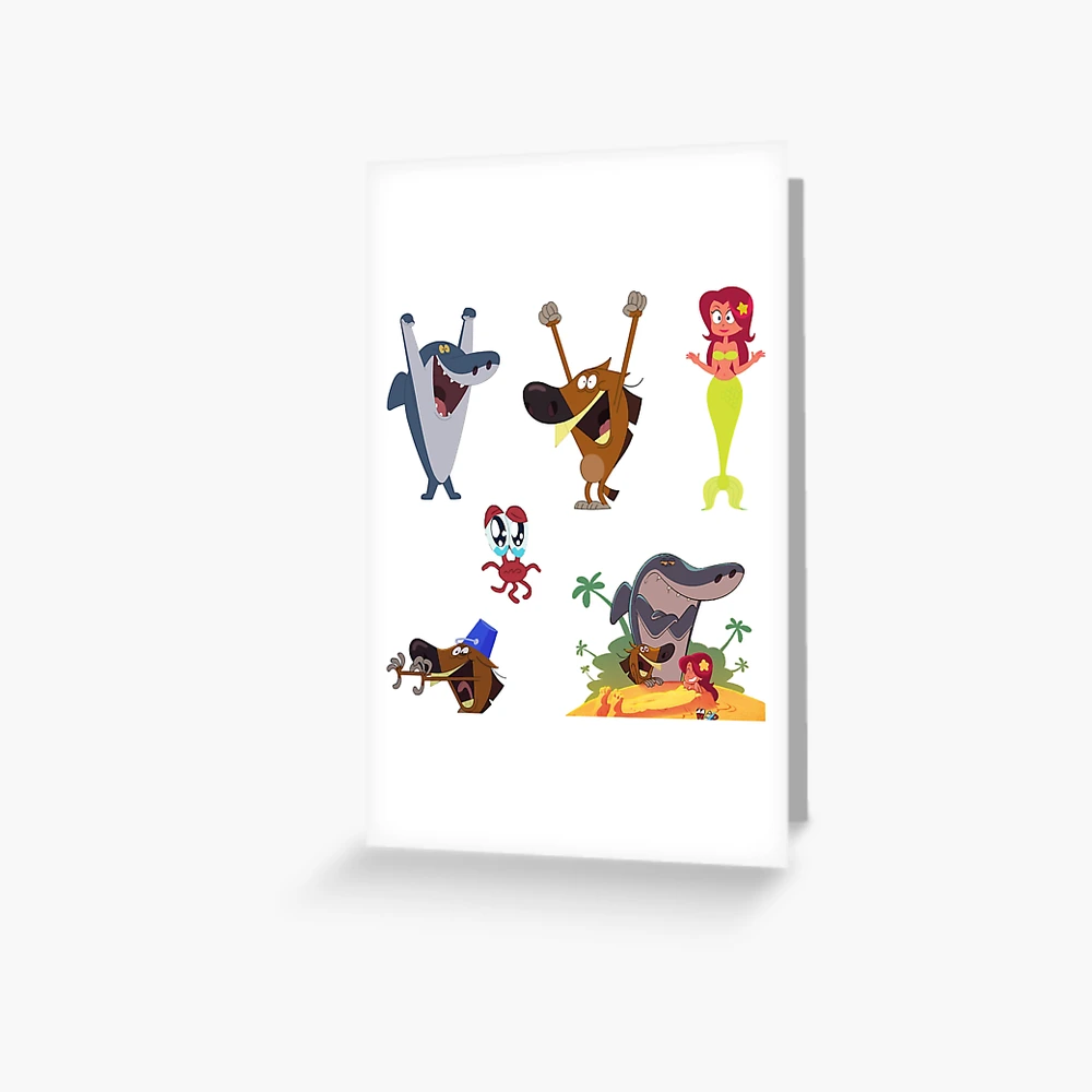 Zig And Sharko Cartoon Stickers Pack