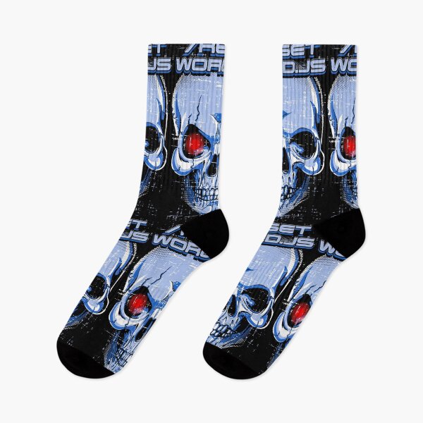 Item preview, Scary and Beautiful Reset World.js Robot Skull Design designed and sold by Shekevara.