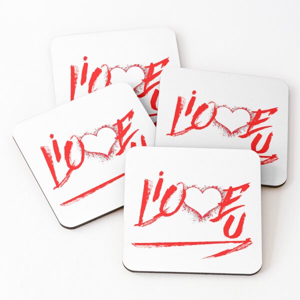 Item preview, I LOVE YOU Text design  designed and sold by umi-allaround.