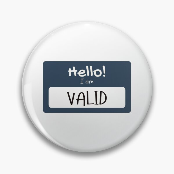 Item preview, Hello I Am Valid Mental Health  designed and sold by TrippyThreadz.