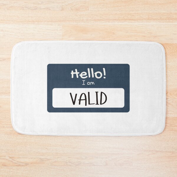 Item preview, Hello I Am Valid Mental Health  designed and sold by TrippyThreadz.