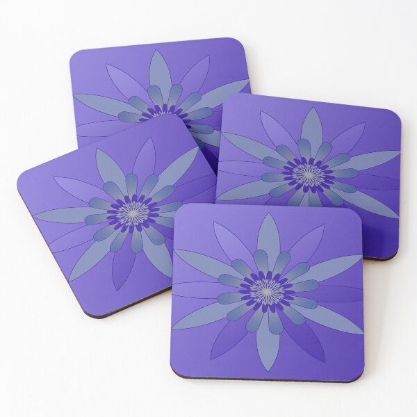 Item preview, Purple, Teal Single Flower designed and sold by CarolM.