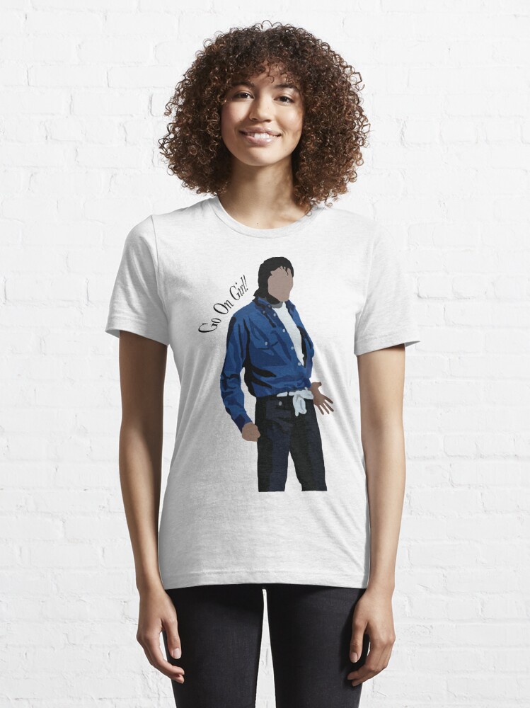 OFF-WHITE Slim Fit Michael Jackson Graphic Print T-Shirt White/Black Men's  - SS19 - US