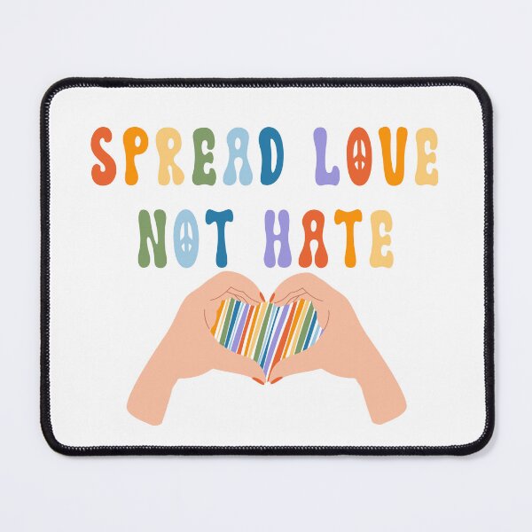 Item preview, Spread love not hate designed and sold by Amalaya.