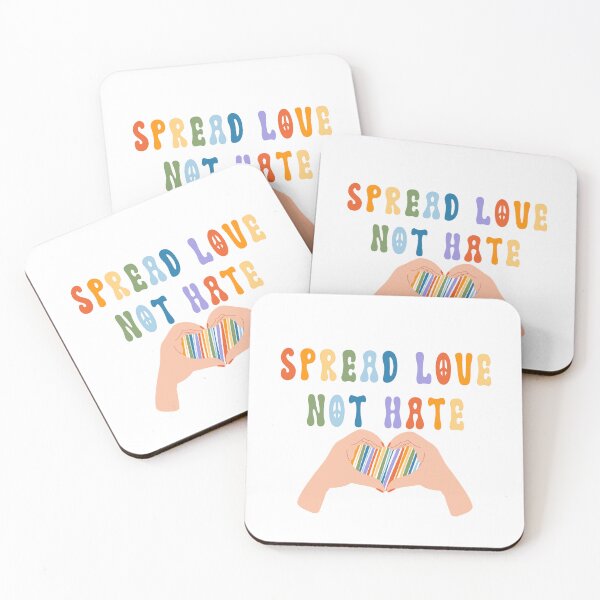 Item preview, Spread love not hate designed and sold by Amalaya.