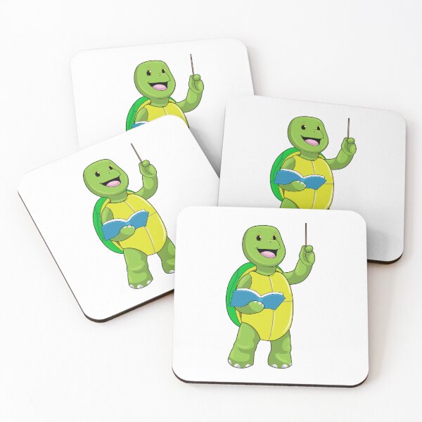Item preview, Turtle as Teacher with Book & Pointer designed and sold by Snabdesign84.
