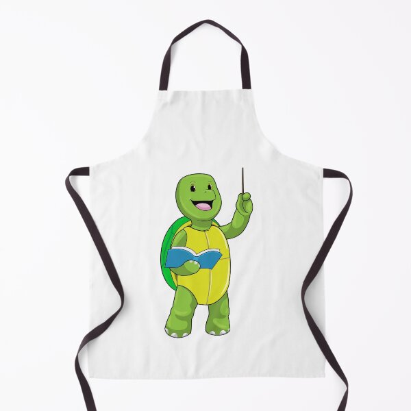 Aperçu de l'œuvre Turtle as Teacher with Book & Pointer créée et vendue par Snabdesign84.