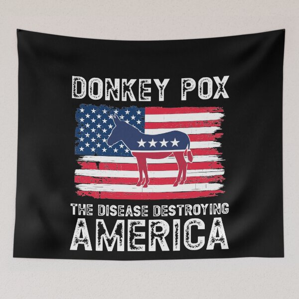 Item preview, Donkey Pox The Disease Destroying America designed and sold by RoguePixel.