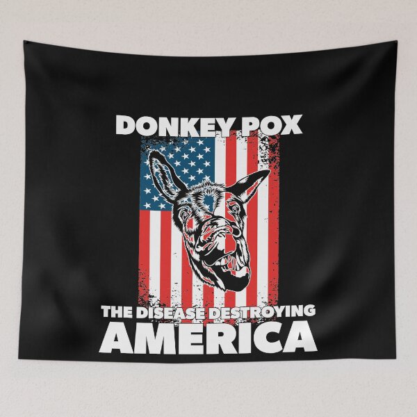 Item preview, Donkey Pox The Disease Destroying America designed and sold by RoguePixel.