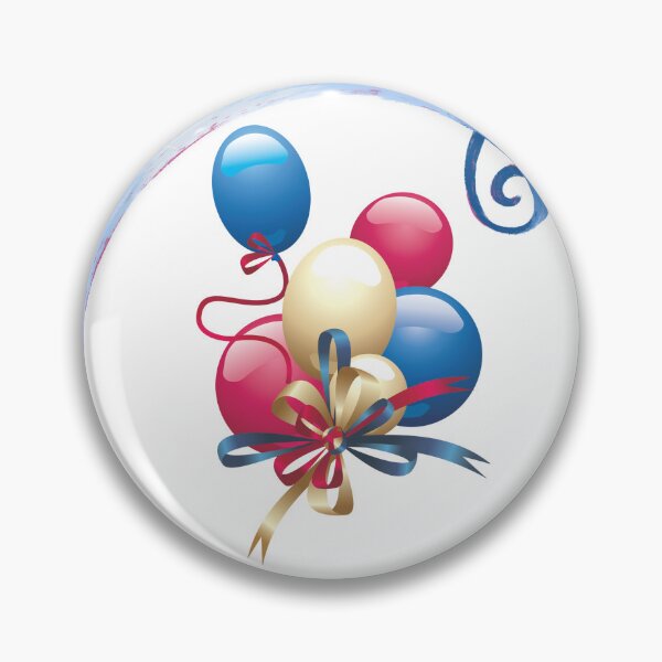 Item preview, Un hermoso diseño hecho de globos de colores azul, rojo y amarillo. designed and sold by ShaStyle ArtFo.