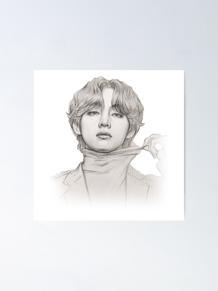 Top 113+ easy taehyung drawing super hot