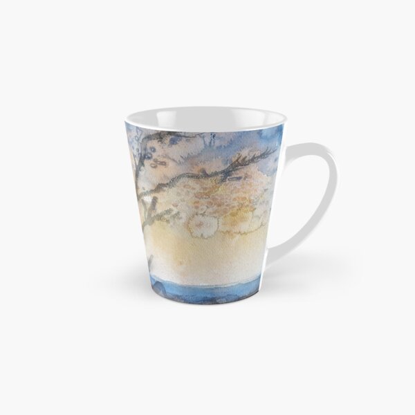 Trees in blue & goldy Tall Mug