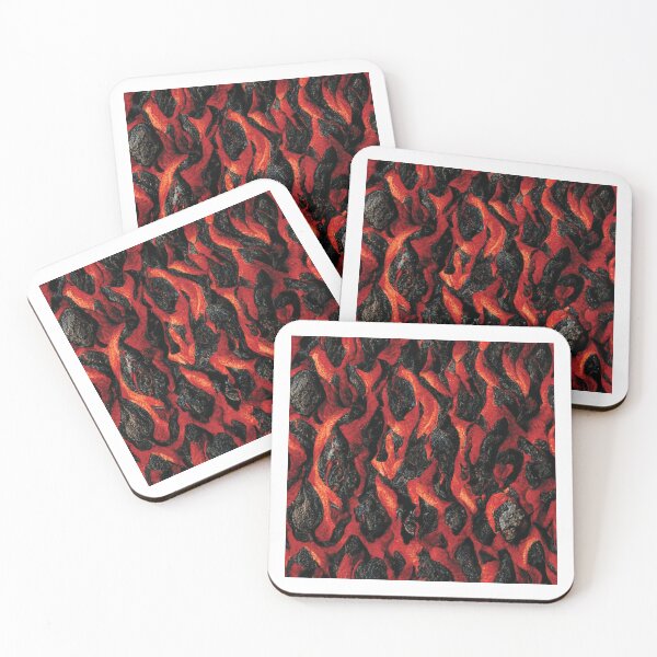 Item preview, Realistic Volcanic Rock Lava Repeating Pattern designed and sold by TMBTM.
