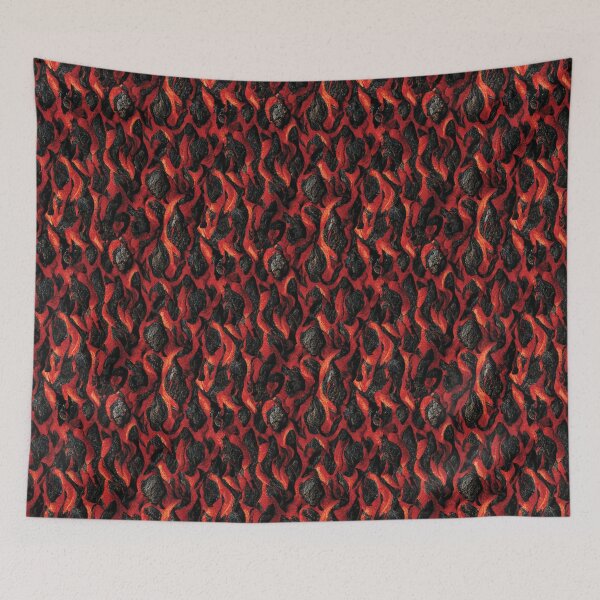 Item preview, Realistic Volcanic Rock Lava Repeating Pattern designed and sold by TMBTM.