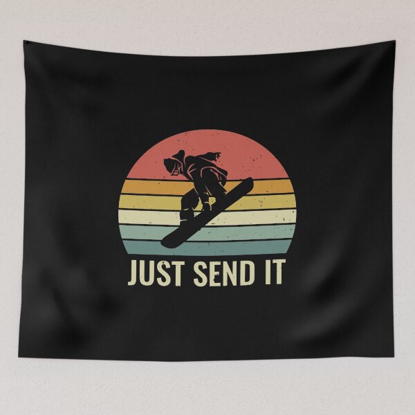 Item preview, Vintage Snowboarder - Just Send It designed and sold by EstelleStar.