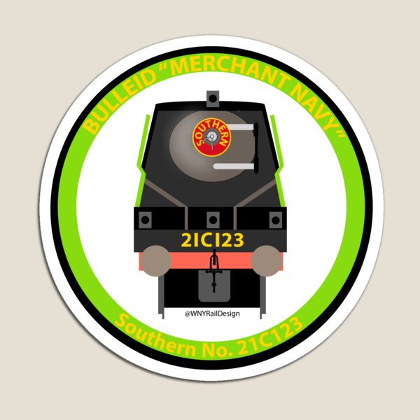 Item preview, Southern Bulleid "Marina Mercante" No. 21C123 Diseño circular designed and sold by WNYRailDesign.