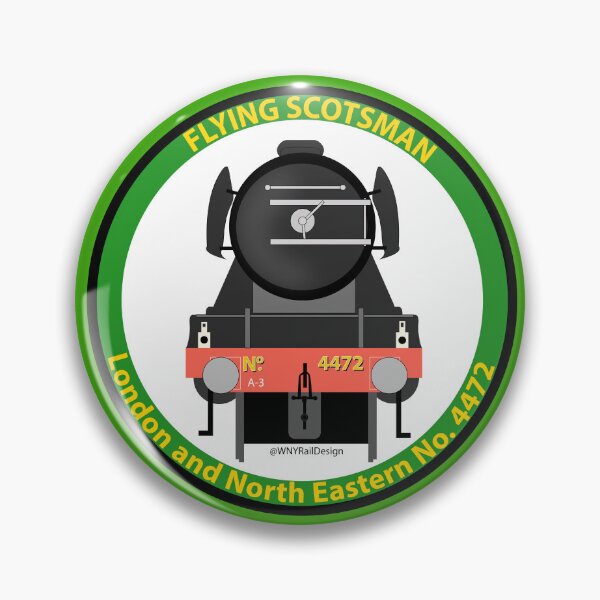 Item preview, LNER "Flying Scotsman" No. 4472 Circle Design designed and sold by WNYRailDesign.