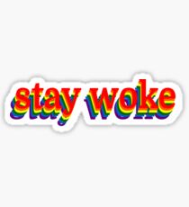 Stay Woke Graphic Sticker