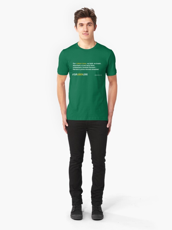 Alternate view of Our Lisbon Lions Slim Fit T-Shirt
