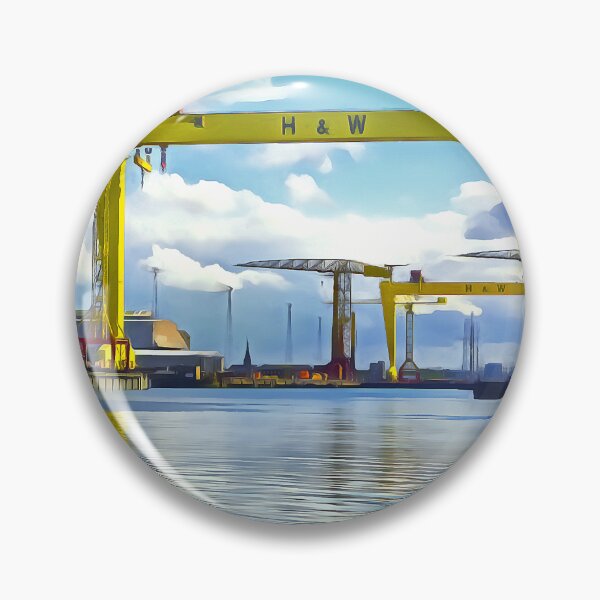 Item preview, The Cranes of Belfast, Ireland. (Painting) designed and sold by cmphotographs.