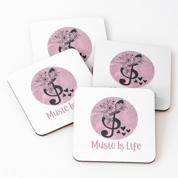 Item preview, Music is Life Musical Note designed and sold by HappyLifeCreate.