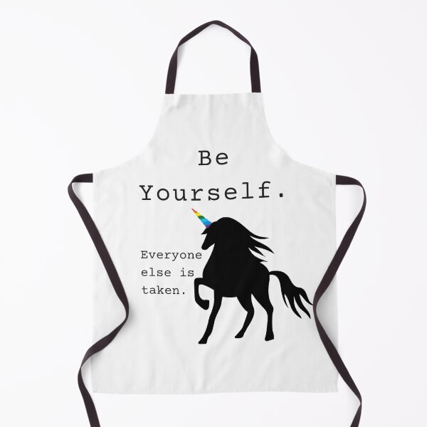 Item preview, Be Yourself Text and Unicorn designed and sold by jingenuity.