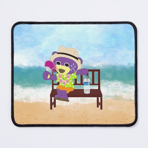 Item preview, Mr.purple bear is blowing by hand fan designed and sold by Figaro-17.