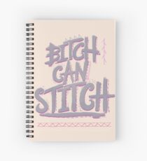 B-- Can Stitch Spiral Notebook