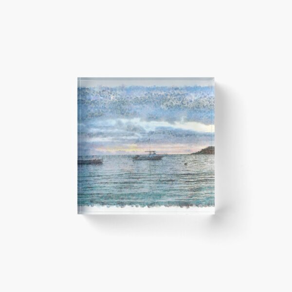 Item preview, Boats idling in the harbour designed and sold by ashishagarwal74.
