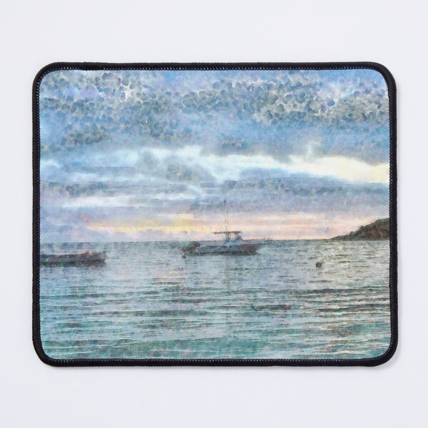 Item preview, Boats idling in the harbour designed and sold by ashishagarwal74.