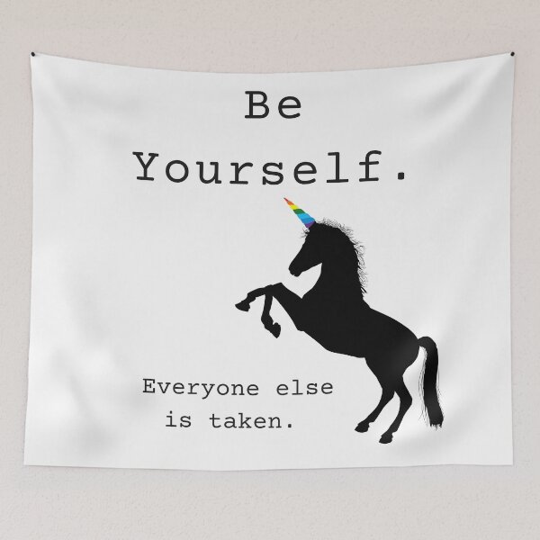 Item preview, Be Yourself Unicorm  designed and sold by jingenuity.
