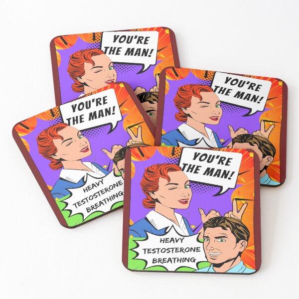 Item preview, Funny Retro Comics Man vs Woman designed and sold by AEROSPACE-IND.