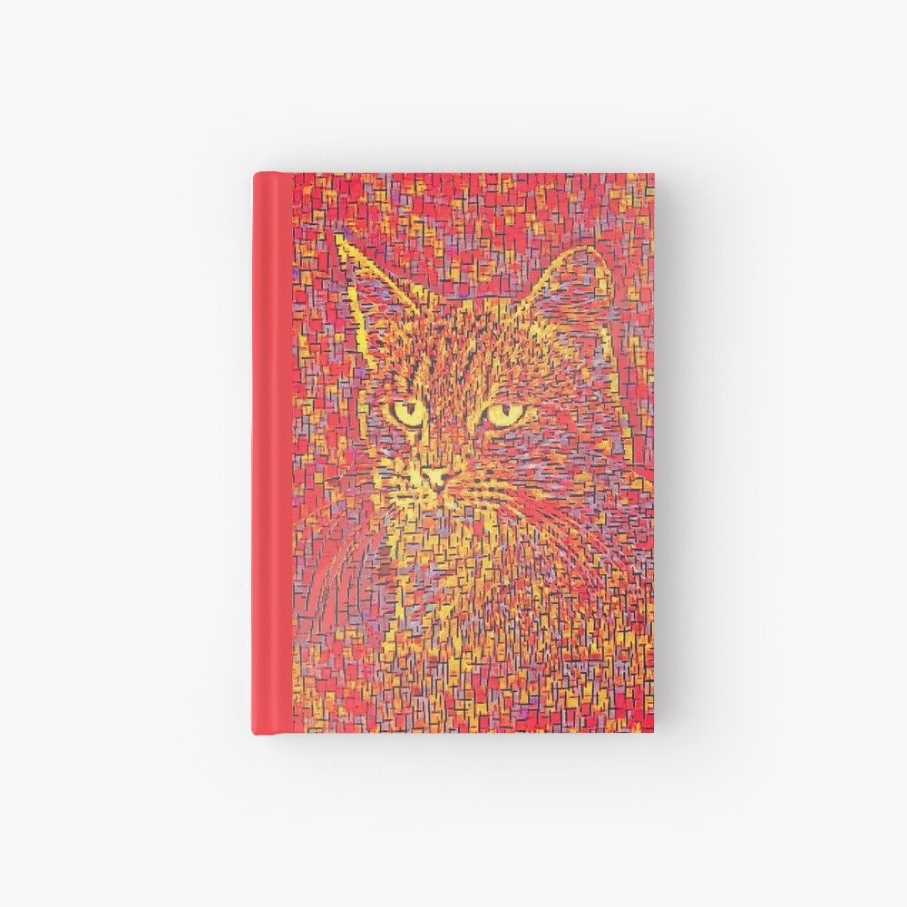 Goldenrod Crimson Hardcover Journal