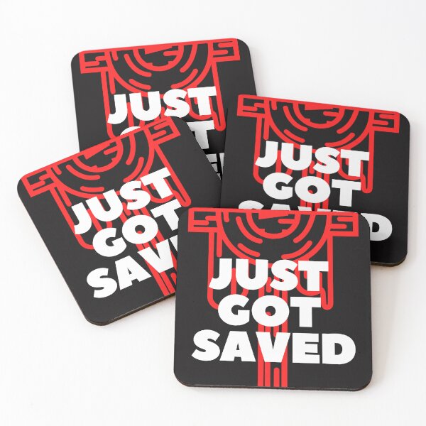 Item preview, Just Got Saved Christianity T-shirt designed and sold by ChristCentered.