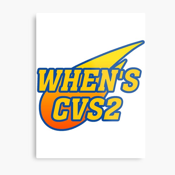 Capcom vs snk 2 cvs2 Classic RARE Design. 100% Redrawn In Adobe Illustrator Vector Format. Metal Print