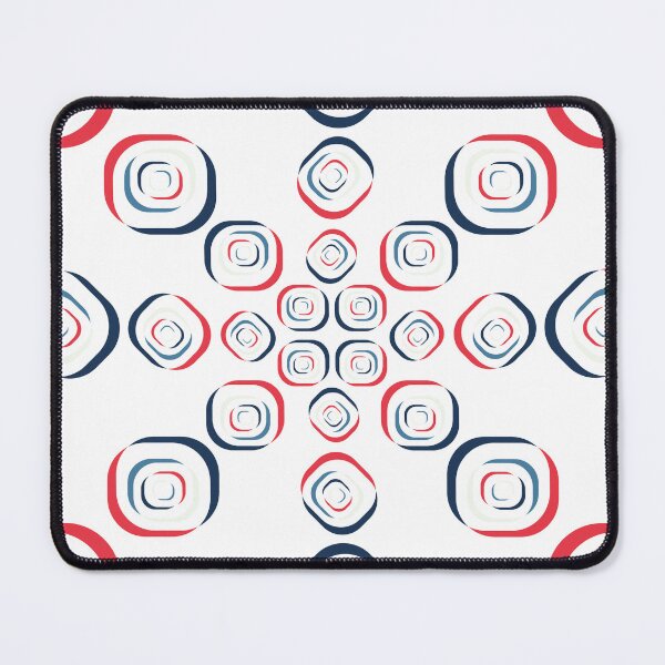 Item preview, colorful radial snowflake pattern 4 designed and sold by d-w-h design.