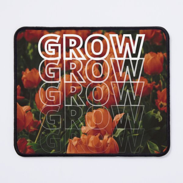 Item preview, GROW (above) - Orange Flowers designed and sold by AliceSLee.