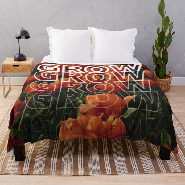 Item preview, GROW (above) - Orange Flowers designed and sold by AliceSLee.