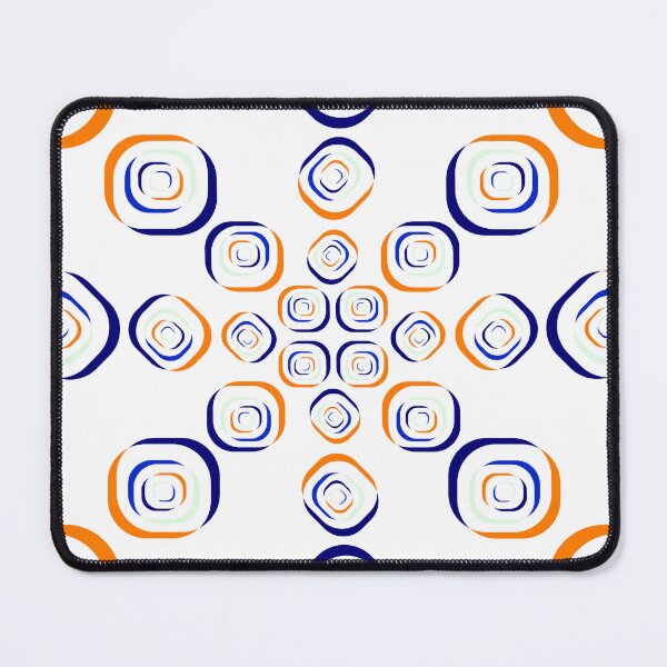 Item preview, colorful radial snowflake pattern 4 designed and sold by d-w-h design.